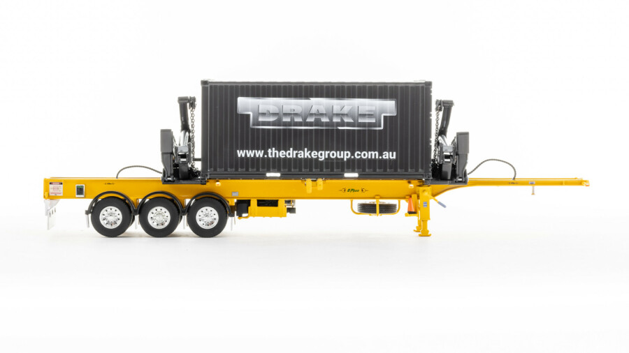 Drake Boxloader Yellow 20ft Drake Con Wsi Models