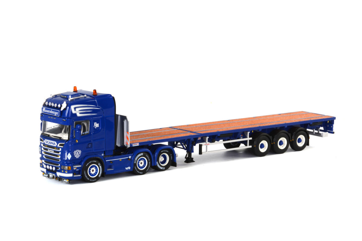 Mauersberger;Scania R6 top 6x2 vlakke op | WSI Models