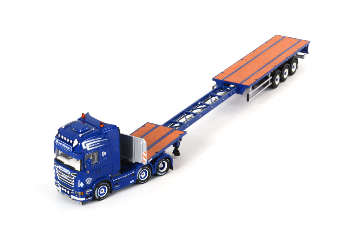 Mauersberger;Scania R6 top 6x2 vlakke op | WSI Models