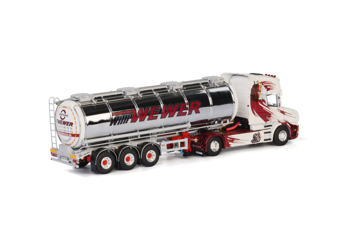 Wewer: Scania T6 Torpedo 4x2 Tanktrailer | WSI Models