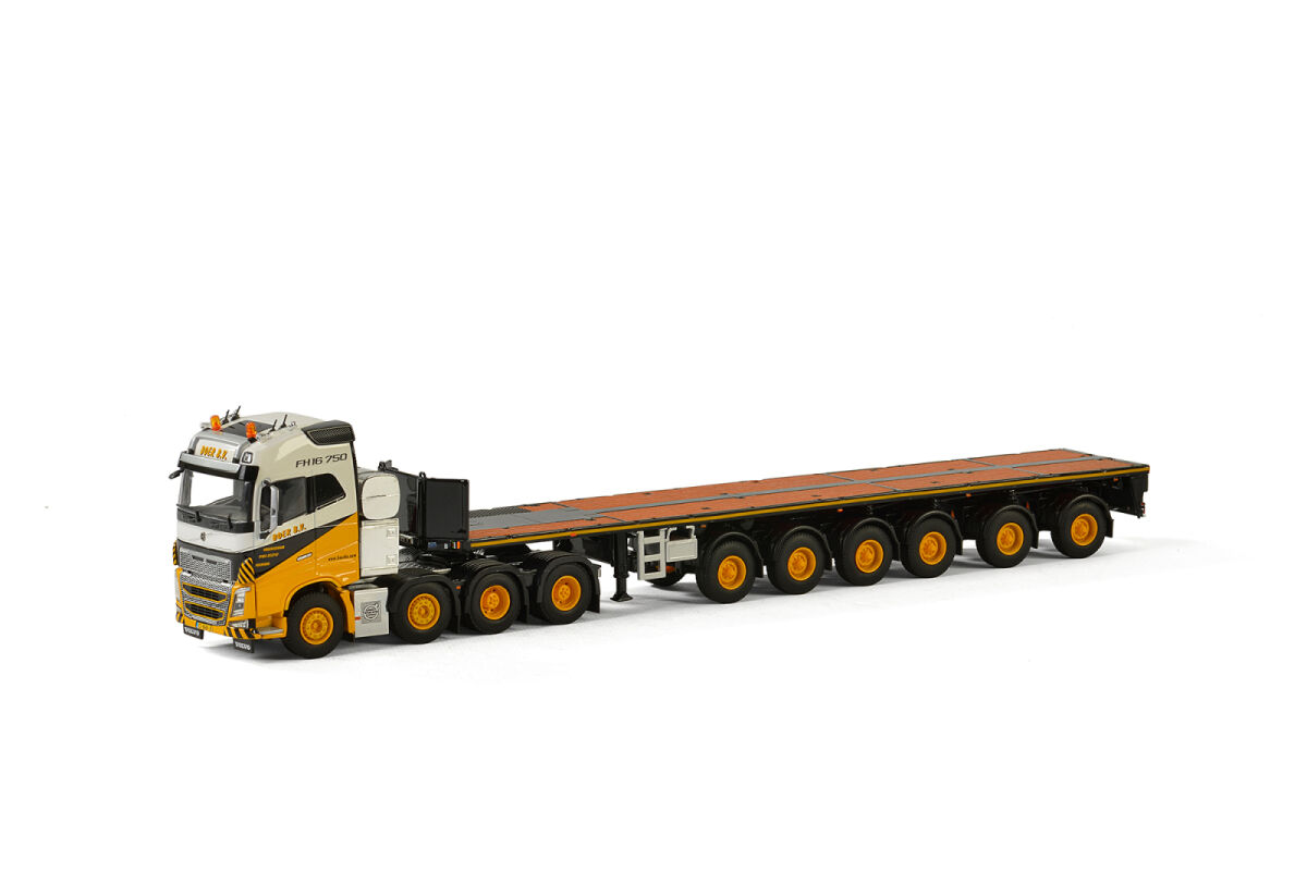 Boer BV; VOLVO FH4 GL 8x4 BALLAST TRAILE | WSI Models