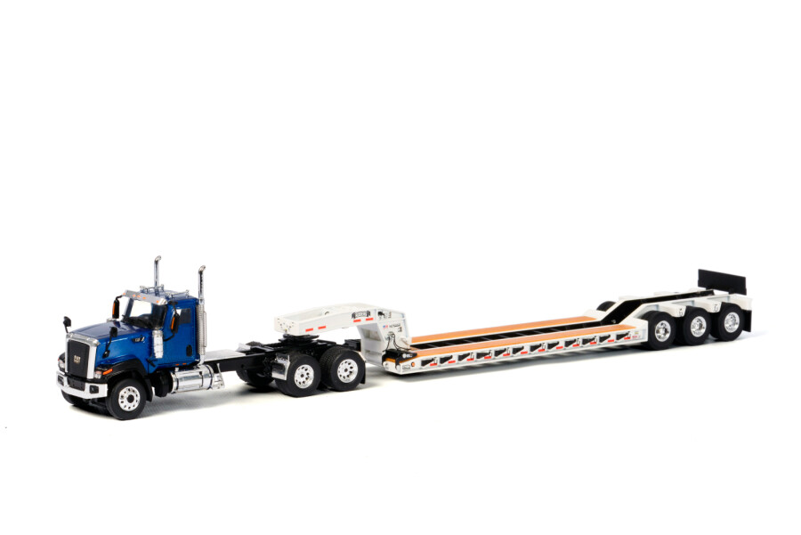 CAT CT680 6X4 BLUE ROGER LOWBOY 3-AXLE | WSI Models