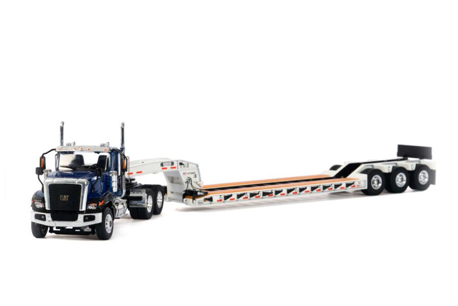 CAT CT680 6X4 BLUE ROGER LOWBOY 3-AXLE | WSI Models