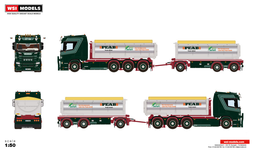 BYe Peab Asfalt; SCANIA R NORMAL CR20N R | WSI Models